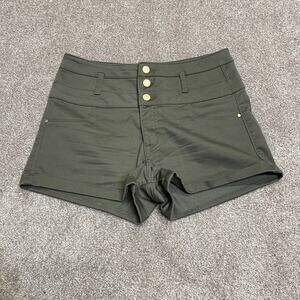 Y2K 00s streetwear grunge gorpcore Military Refuge Shorts sz 6 Stretch Cuffed